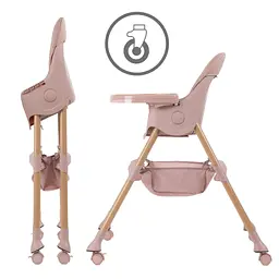 Стільчик для годування Kidwell KARIMI Pink - мініатюра 5