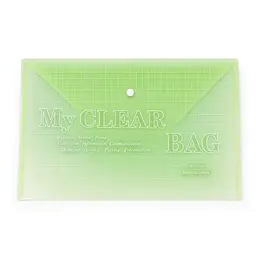 Папка-конверт My Clear плотная (в ассортименте)