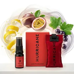 Ароматизатор автомобільний Hurricane RED Standart Long NEW (В комплекті Спрей)