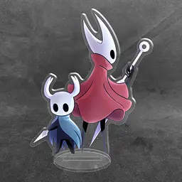 Акрилова колекційна фігурка Hollow Knight (Полий Лицар) (Хорнет та Лицар) 15 см