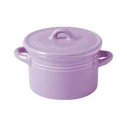 Кругла каструля Fissman з кришкою бузькова 0.275 л (6179)
