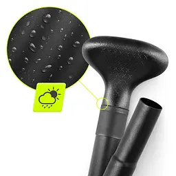 Весло для SUP дошки TSUNAMI 160-215 см регульоване, складне Black (P-5907739316462) - мініатюра 4