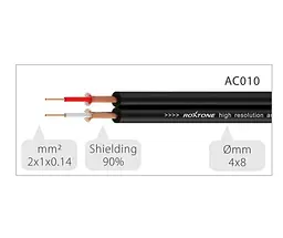 Готовый аудио кабель Jack 6,3 Stereo — 2xJack 6,3 mono Roxtone SAY-C100-L6 6м - мініатюра 3