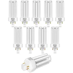 TobeBright 26W Gx24Q-3 4-контактна компактна люмінесцентна лампа, нейтральний білий 4000K 4-контактна CFL-лампа Енергооощадна 8