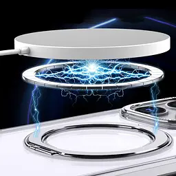 Чохол TPU+PC Empire with MagSafe and Ring для Apple iPhone 15 Pro (6.1) Clear - мініатюра 6