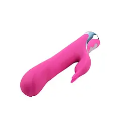 Вібратор-кролик Intimate Melody Missile 23.5 см рожевий - мініатюра 4