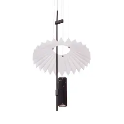 Люстра підвісна Brille в спальню LED 14W WW+NW+CW WH BK (BR-01 665S/2) - мініатюра 2