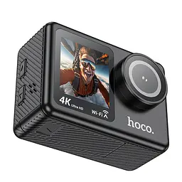 Екшн-камера Hoco DV101 Dual color screen Sports Black - мініатюра 5