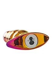 Анальна пробка із вібрацією скляна Dream Toys Glamour Glass - мініатюра 4