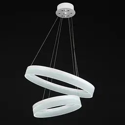 Світильник стельовий Brille підвісний світлодіодний BR-962S/36W + 24W WH led - мініатюра 4