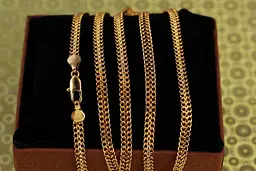 Цепь Xuping Jewelry питон 50 см 4,5 мм золотистая