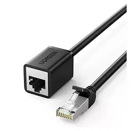 Патч-корд 0.5м F/UTP cat 6 RJ-45 extension black Ugreen (U_11278)