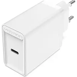 Зарядний пристрій Vention USB Type C + QC4.0 White 20 W (FADW0-EU)