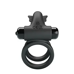 Ерекційне кільце - Pretty Love Passionate Ring IX Black - мініатюра 4