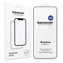 Скло захисне BeCover 10D Realme C85 Pro Black (715705)