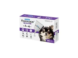 Краплі для тварин Superium Панацея Протипаразитарні для собак 1-4 кг (9141)