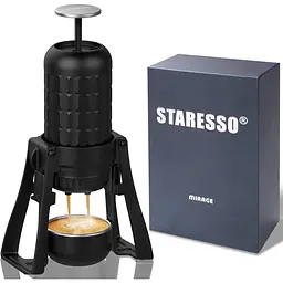 Портативна еспресо кавоварка STARESSO Plus ідеально підходять для дому та кухні подорожей кемпінгу