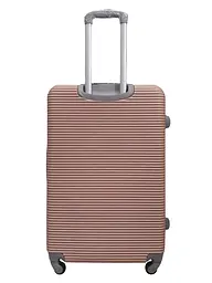 Валіза велика L ABS-пластик Milano bag 004 75,5×50×33,5см 105л Рожеве золото - мініатюра 3