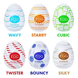 Мастурбатор-яйце Tenga Standard Egg Silky - мініатюра 6