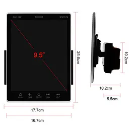 Автомагнітола 2 DIN CML PLAY PI-908 XPRO вертикальний екран 9.5 ANDROID 2/16Gb USB AUX BT чорна (42115-PI-908_4780) - мініатюра 4