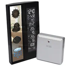 Метеостанція Technoline WS6650 Black (WS6650), Чорний - мініатюра 2
