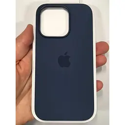 Оригінальний силіконовий чохол Apple Silicone Case MagSafe для iPhone 14 Pro Max (6.7") Storm Blue MPTQ3ZE/A - мініатюра 9