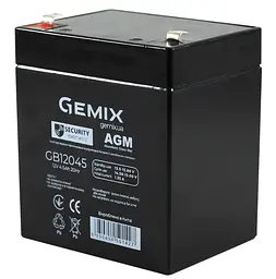 Батарея для ДБЖ 12В 4,5Ач Gemix GB12045 AGM 90х70х101 мм