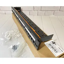 Патч-панель Atcom P6148 19" 24хRJ-45 UTP 1U cat.6 в зборі - мініатюра 4