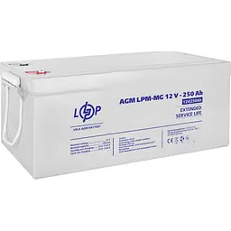 Акумулятор LogicPower AGM-MG 12V/250Ah/3000Wh [4198] [109876]