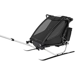 Дитяча коляска Thule Chariot Sport 2 Double (Black) (TH 10201031) - мініатюра 9