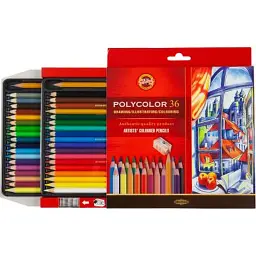Олівці кольорові Koh-i-Noor Polycolor художні 36 кольорів (3835) - мініатюра 4