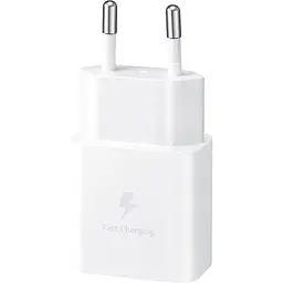 Мережевий зарядний пристрій Samsung 15W PD White (EP-T1510NWEGEU) [65026] - мініатюра 1