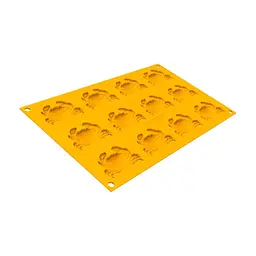 Форма для выпекания Silikomart "краб" 61 x 41 h 7 мм ( 6 мл x 12) (GRANCHIO 6)
