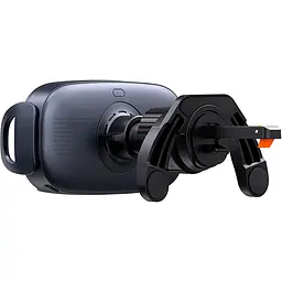 Автотримач із бездротовою зарядкою Baseus LightChaser Series Triple-Coil 15W Black (C40355901111-00) [124906] - мініатюра 4