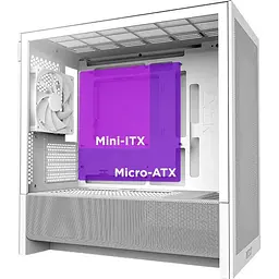 Корпус NZXT H3 Flow White (CC-H31FW-01) [146844] - мініатюра 3
