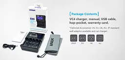 Зарядний пристрій XTAR VC4 для Li-Ion акумуляторів - мініатюра 3
