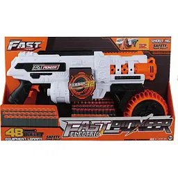 Іграшковий кулемет Fast Pioneer Electric з м'якими набоями 48 шт. (BIG509) - мініатюра 2