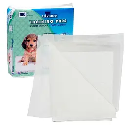 Advance Dog Training Pads адванс пелюшка для собак суперабсорбент з індикацією 59.6х59.6 см пакунок 100 шт