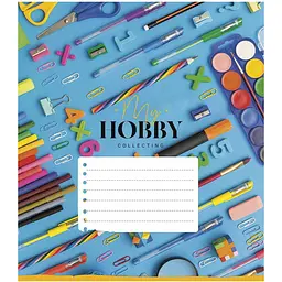Зошит учнівський Школярик My hobby, в лінію, 18 аркушів, ВД-лак, 25 шт. (018-3215L) - мініатюра 4