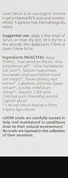 Сироватка для обличчя Bioearth Loom Serum з екстрактом слизу равлика 30 мл - мініатюра 3