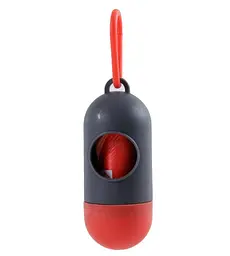Диспенсер для пакетів Plastic Dog Poop Bag Dispenser червоно-чорний 10 х 4 см