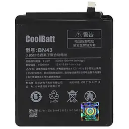 Акумуляторна батарея CoolBatt Xiaomi BN43 4100 мА*год Redmi Note 4X / Global