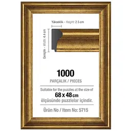 Рамка для пазлів Art Puzzle 1000 ел. 42 мм золота (5715)