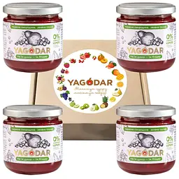 Джеми без цукру YAGODAR Червона смородина з грушею 4 шт (2184329024)