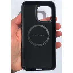 Оригінальний протиударний чохол для iPhone 15 Pro Max Pitaka Military Grade MagSafe MagEz Pro 4 600D Black/Grey KI1501PMPA - мініатюра 5