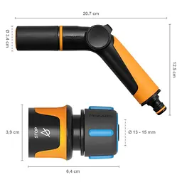 Пістолет-розпилювач регульований + конектор для шланга Fiskars (1065493) - мініатюра 7