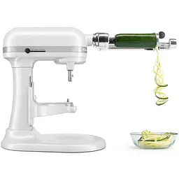 Кухонна машина KitchenAid Heavy Duty 5KSM55SXXEWH з підйомною чашею 5.2 л біла (5KSM55SXXEWH) - мініатюра 7