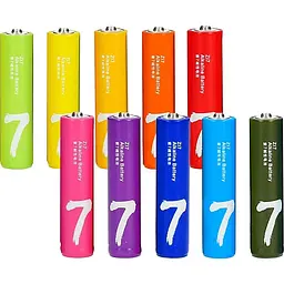 Батарейка ZMI ZI7 Rainbow Alkaline Battery AAA 10шт. (NQD4001RT) - мініатюра 3