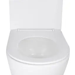 Унітаз підвісний Qtap Swan безободковий Ultra Quiet з сидінням Soft-close QT16335179W, Білий - мініатюра 5