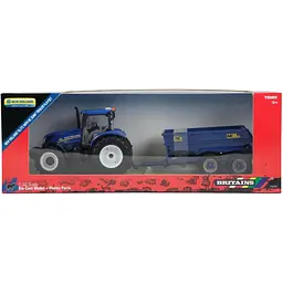 Модель Britains Трактор New Holland T6 з причепом-самоскидом NC Tilt 1:32 (43268) - мініатюра 6